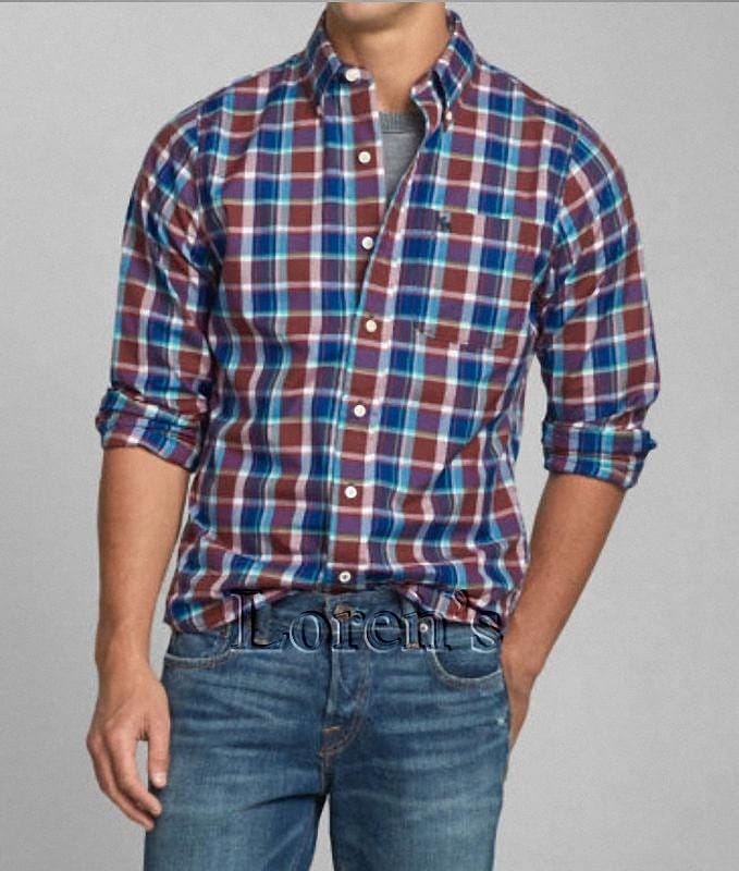 Camisa abercrombie cuadros hot sale