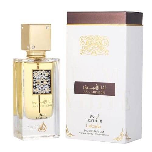 Perfume Ana Abiyedh Leather de Lattafa unisex 60ml