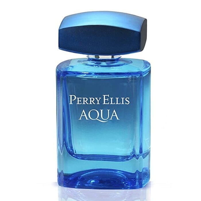 Aqua de Perry Ellis para hombre botella