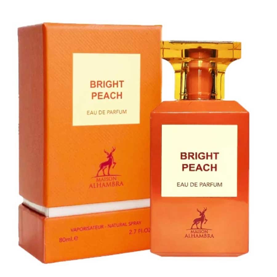 Perfume Bright Peach Maison Alhambra mujer edp 80ml original