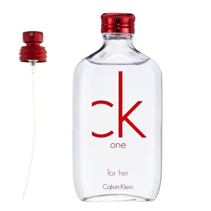 CK One Red de Calvin Klein para mujer botella