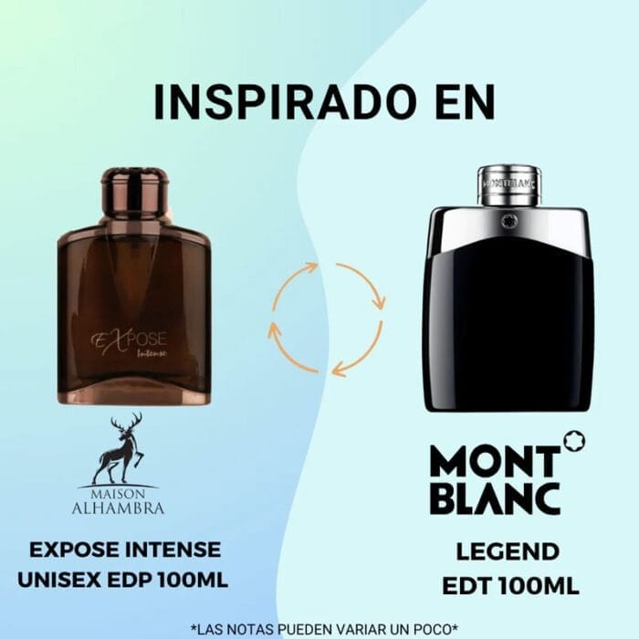 Perfume Expose Intense Maison Alhambra hombre edp 100ml - Imagen 4