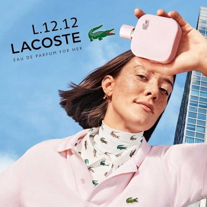 Perfume Eau de Lacoste L.12.12 Rose de mujer edp 100ml - Imagen 3