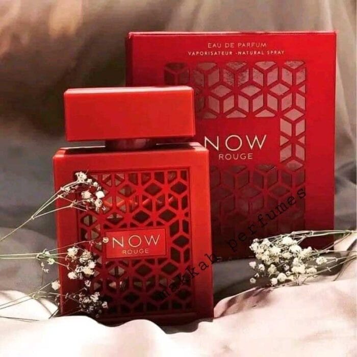 Rave Now Rouge de Lattafa unisex Edp flyer2