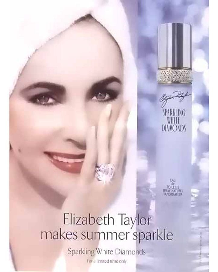 Perfume Sparkling White Diamonds de Elizabeth Taylor mujer 100ml 3 Perfume Sparkling White Diamonds de Elizabeth Taylor mujer 100ml - Imagen 3