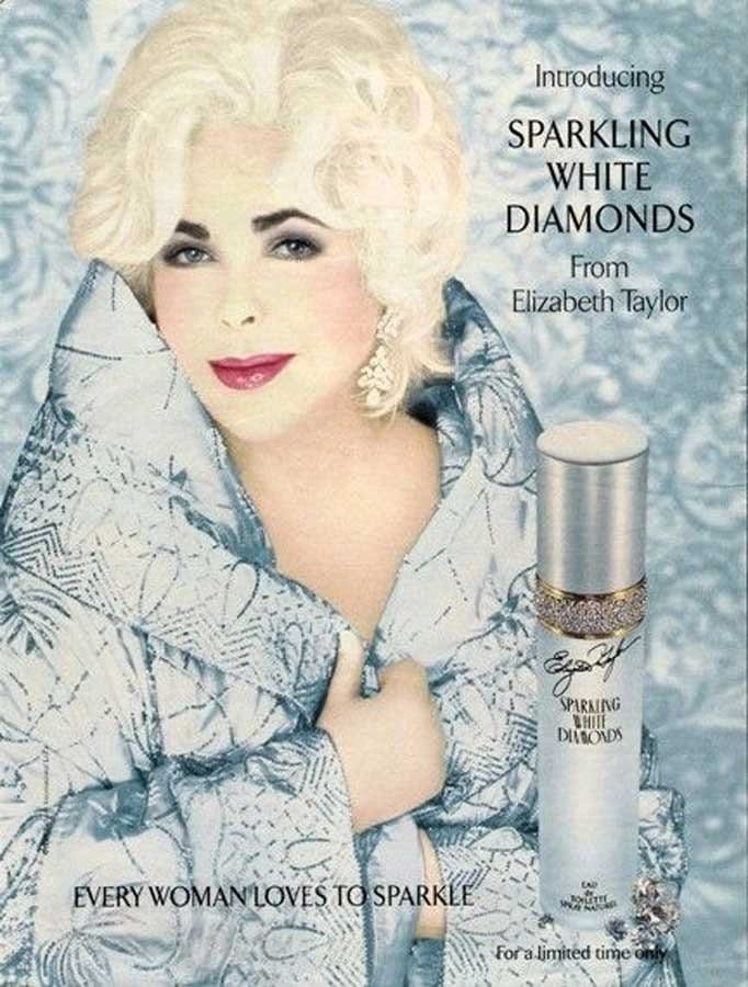 Sparkling White Diamonds de Elizabeth Taylor mujer flyer