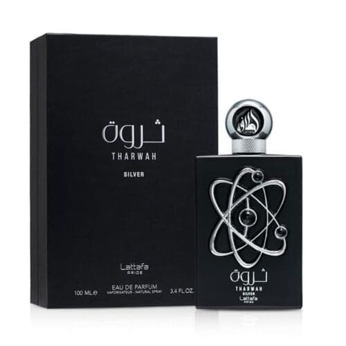 Perfume Tharwah Silver de Lattafa Pride unisex edp 100ml